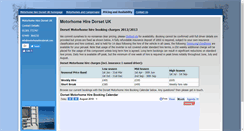 Desktop Screenshot of motorhomehiredorset.com